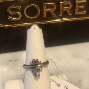 Sorrelli Petite Pastel Dainty Ant.Silver Ring,NWT